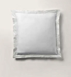 Ralph Lauren Bio-Baumwollsatin Bordüre europäischer Schein Pergament weiß 185 $ - Bild 1 von 9