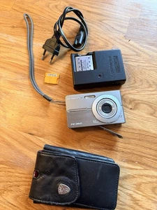 OLYMPUS FE-360 Kompakte Digitalkamera, 8,0 Megapixel, Silber =  Oldschool - Bild 1 von 3