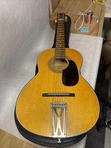 G101 PARLOR VINTAGE ACOUSTIC GUITAR KAY IDEAL TRAVEL INSTRUMENT FREE SHIP C5 - Picture 1 of 17