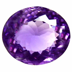 9.45 Ct Rarest Oval Shape (14 x 12 mm) 100% Natural Rarest Purple Amethyst Gems - Picture 1 of 6