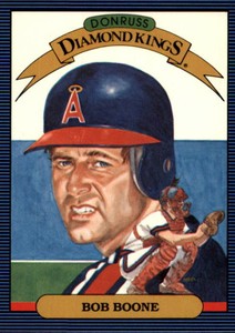 1986 Donruss Baseball #17 Bob Boone DK 