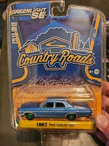 GREENLIGHT GREEN MACHINE COUNTRY ROADS 1967 Ford Galaxie 500 Series 15 RARE VHTF - Picture 1 of 6