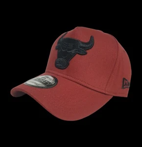 CHICAGO BULLS NBA NEW ERA 9FORTY RED & BLACK SNAPBACK CAP HAT LA NY NFL MBL - Picture 1 of 3