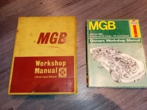MGB SHOP MANUALS ONE original shop and one Haynes - Picture 1 of 1