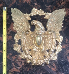Large Vintage American Eagle Solid Brass DOOR KNOCKER - Picture 1 of 6