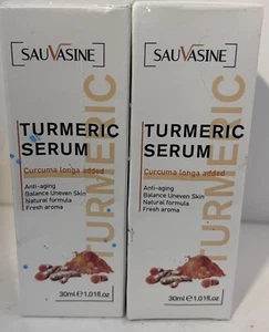 Sauvasine Tumeric Serum Anti Aging, unebene Haut je 1,01 Unzen - & dunkle Flecken - 3er Pack - Bild 1 von 8