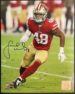 FRED WARNER signed 49ERS 8x10 'ROOKIE ERA' PHOTO #48 1 ~SASIGNED COA - Bild 1 von 5