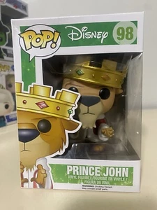 Funko POP 2014 Disney PRINCE JOHN in Red Robe - Robin Hood - Vaulted #98 - Picture 1 of 7