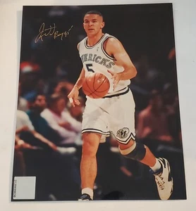 Jason Kidd Signed 8x10 Photo NBA Dallas Mavericks ROY 95 Inscription HOF AUTO - Picture 1 of 2