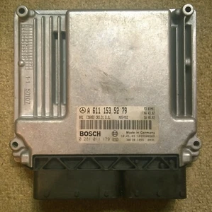 Mercedes Vito W639 22CDI Steuergerät Regeleenheid ECU 0281011179 A6111535279 - Picture 1 of 1