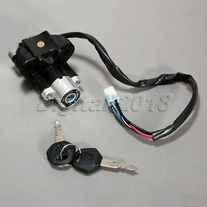 Motorcyle Ignition Switch w/ Keys For Suzuki GSXR 600 750 GSX-R600 GSX-R750