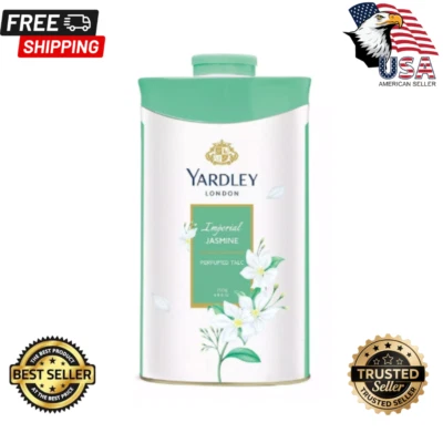Yardley London Jasmine Perfumed Talcum Powder - 250 g. 8.8 oz Deodorizing Talc - Image 1 of 4