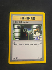 1st Edition Bill's Teleporter 91/111 Neo Genesis Pokemon Card Vintage WOTC