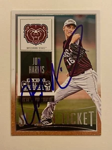 Jon Harris Signed Panini #56 2015 Card Missouri State University Auto MLB RAD - Picture 1 of 1
