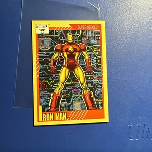 Iron Man - 1991 Marvel Universe Impel Serie 2 Tarjeta #13 Casi Nuevo - Imagen 1 de 2