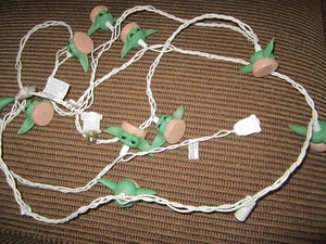 Star Wars Yoda Indoor/Outdoor Light Set 10 Count String 10 Yoda Lights Work! - Picture 1 of 12