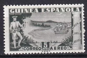 Spanisch Guinea 1949 Edifil 276 Stamp Day MNH - Bild 1 von 2