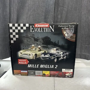 Carrera Evolution Mille Miglia 2 Race Track Two Slot Car Set NOS Never Used - Picture 1 of 10
