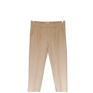 Vince beige Wolle Cropped Hose - Bild 1 von 4
