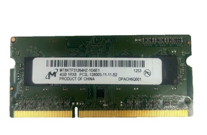 Micron MT18KTF51264HZ-1G6E1   4GB 1RX8 PC3L-12800S   SODIMM MEMORY RAM. - Picture 1 of 2