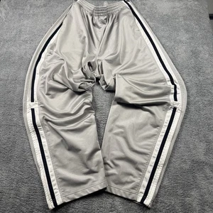 Vintage Nike Track Pant Men 2XL Y2K Silver Tag Baggy Sweatpant Wide Leg AnkleZip - Picture 1 of 15