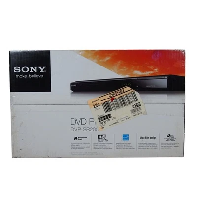 NUEVO Reproductor de DVD Sony DVP-SR200P Diseño Ultra Delgado Compatible con Escaneo Progresivo Foto 1 de 4