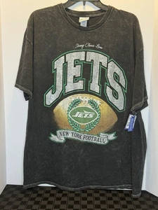 NEU Damen T-Shirt Stoney Clover Lane 47 New York Jets Glitzer Vintage (Größe XL) - Bild 1 von 3