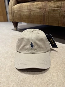 Ralph Lauren Cap - Beige - Brand New With Tags - Picture 1 of 6