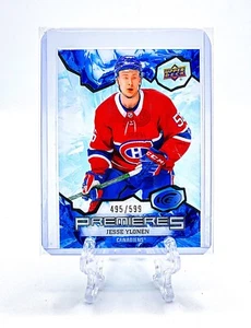 JESSE YLONEN 2021 UD Ice #209 ICE PREMIERES ROOKIES BLUE /599 CANADIENS RC - Picture 1 of 2