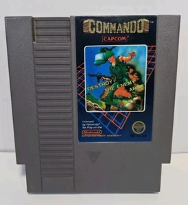Commando (Nintendo Entertainment System, 1986) solo cartucho, probado, auténtico - Imagen 1 de 5