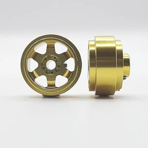 Staffs STAFFS192 Six Spoke Aluminum Wheels Gold 15.8 x 8.5mm (x2) - Picture 1 of 1