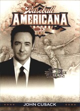 2008 Donruss Threads Baseball Americana #26 John Cusack /500