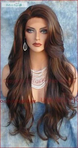 Lace Front Wig CLR FS4.27 LONG FLOWING WAVES SEXY FAST SHIP US SELLER 254 - Picture 1 of 12