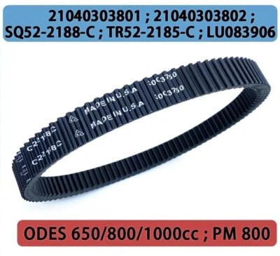 Drive Belt 974x34.2 For LIANGZI ODE S800 1000 21040303801 LU083906 SQ52-2188-C - Image 1 of 4