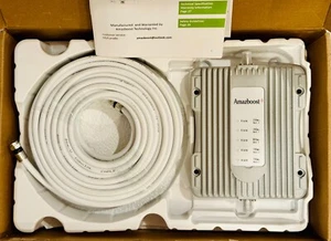 NEW Amazboost Cell Phone Signal Booster Set - 2500 sq ft Range - Photo 1 sur 5