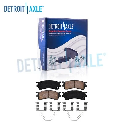 Front Ceramic Brake Pads w/ Hardware Kit for Ford Probe Mazda Protege MX-6 626 - Image 1 of 4