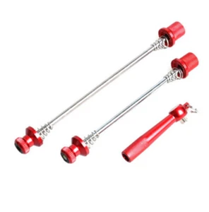 Rockbros MTB Road Bike Quick Release Anti-theft Front Rear Skewers Set Wheel Hub - Picture 1 of 12