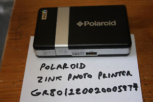 Polaroid Zink Instant Mobile Printer. UNTESTED - NO POWER SUPPLY, NO CABLES