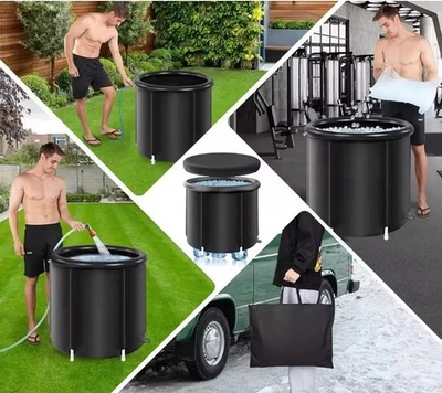  Large ice bath tub, suitable for athletes, PVC foldable bathtub. - Image 1 of 2