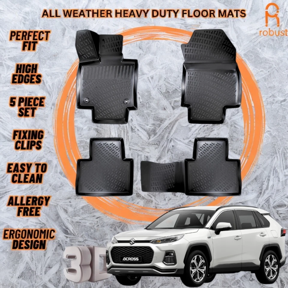 Tapetes moldeados en 3D forros para Suzuki en 2020-2025 para todas las estaciones de alta resistencia Foto 1 de 4