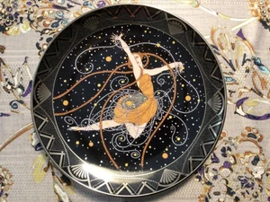 Franklin Mint Royal Doulton Erte “Ondee" Plate #HA2909 Ltd. Ed. Fine China BxP20 - Picture 1 of 4
