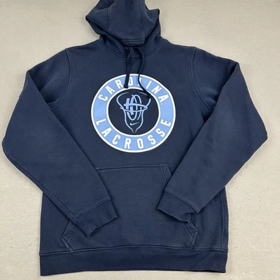 北卡罗来纳州焦油高跟鞋连帽衫男式小号蓝色耐克曲棍球运动衫 NCAA S — 第 1/4 张图片