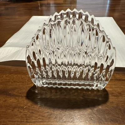 Servilletero/carta vintage de cristal de plomo para casa de princesas 24 % Alemania Occidental  Foto 1 de 4