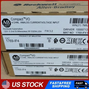 NUEVO AB 1769-IF4 SER B CompactLogix Módulo de entrada de 4 canales Envío gratuito - Imagen 1 de 4