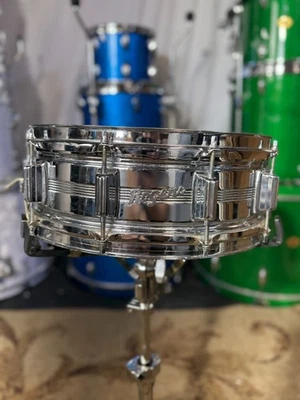 Caja de latón Rogers Dyna-Sonic 5x14" años 70 Foto 1 de 4