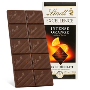 Barra Lindt Intense Orange Dark Chocolate EXCELLENCE - 3,5 OZ - Imagen 1 de 1
