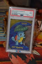 Pokémon TCG PSA 9 Squirtle  #PC4 Topps TV Animation Clear Cards