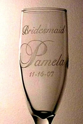 Juego de 2 flautas tostadas champán fiesta recepción boda personalización gratuita  Foto 1 de 2