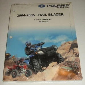 Polaris Trailblazer 250 2004 2005 Service Manual Atv Brand New - Foto 1 di 2