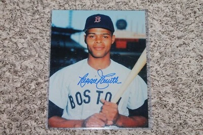 雷吉·史密斯亲笔签名红色袜队8X10照片海报2 — 第 1/2 张图片